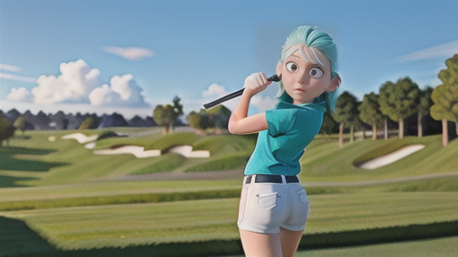 練習ストロークと練習スイング