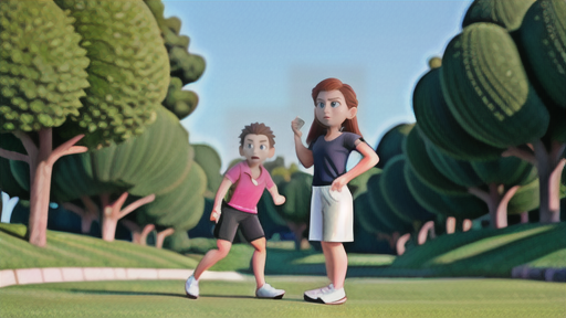 ゴルフ仲間との競争