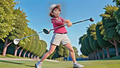 コンパクトな振り幅