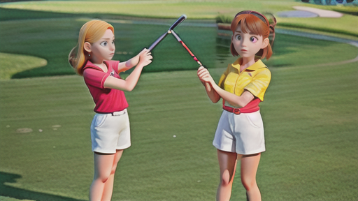 赤と黄色の杭に注目