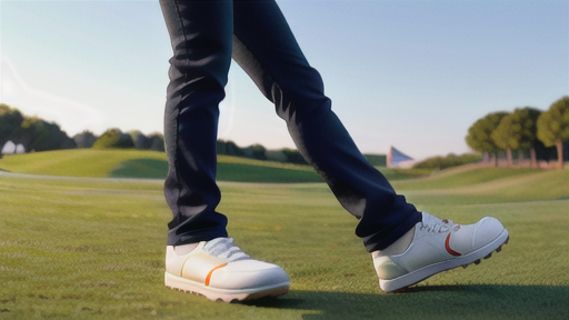 現代のゴルフシューズ