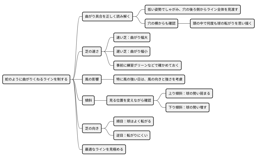 スネークラインを読む