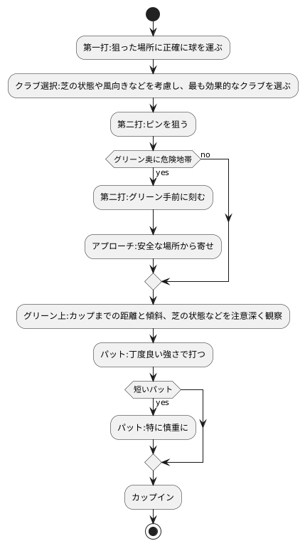 バーディー獲得の戦略
