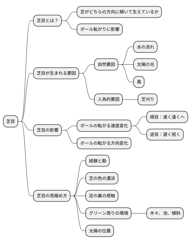 芝目の正体